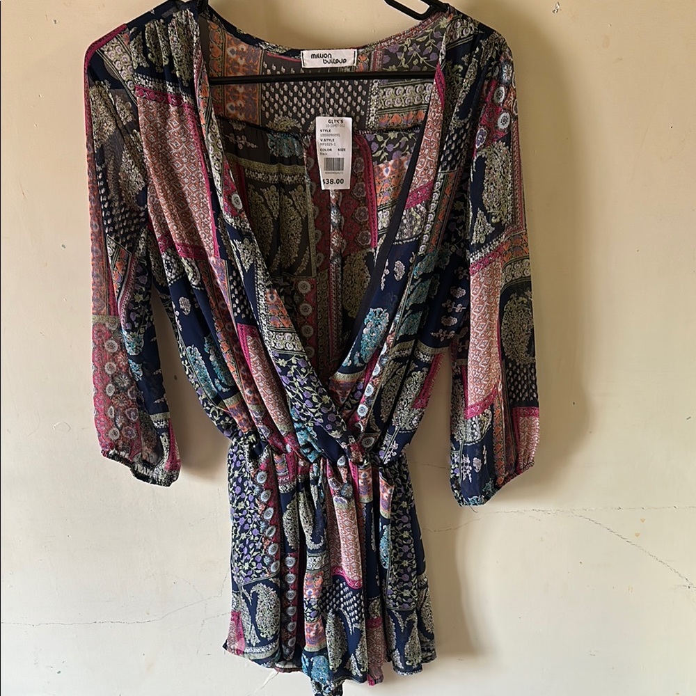 Boho Chic Multicolor Jumpsuit